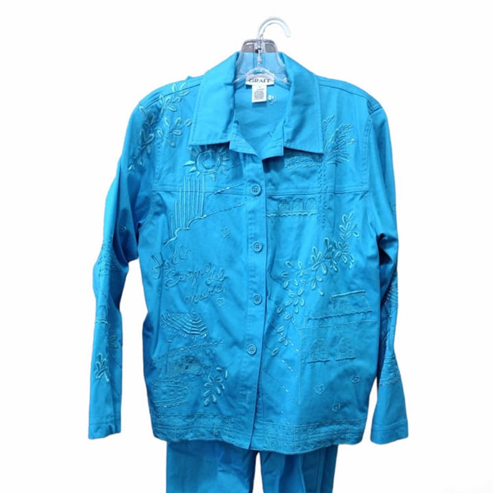 Graff Blue Women’s Pantsuit - 2 pieces
